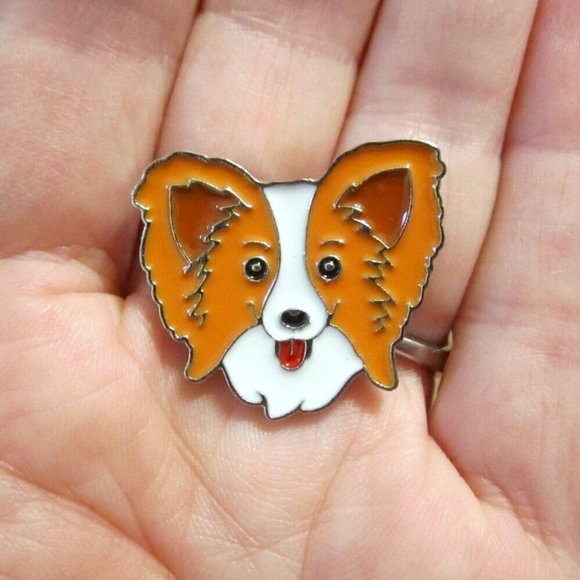 Corgi Pin Dog~Hard Enamel - Picture 1 of 4